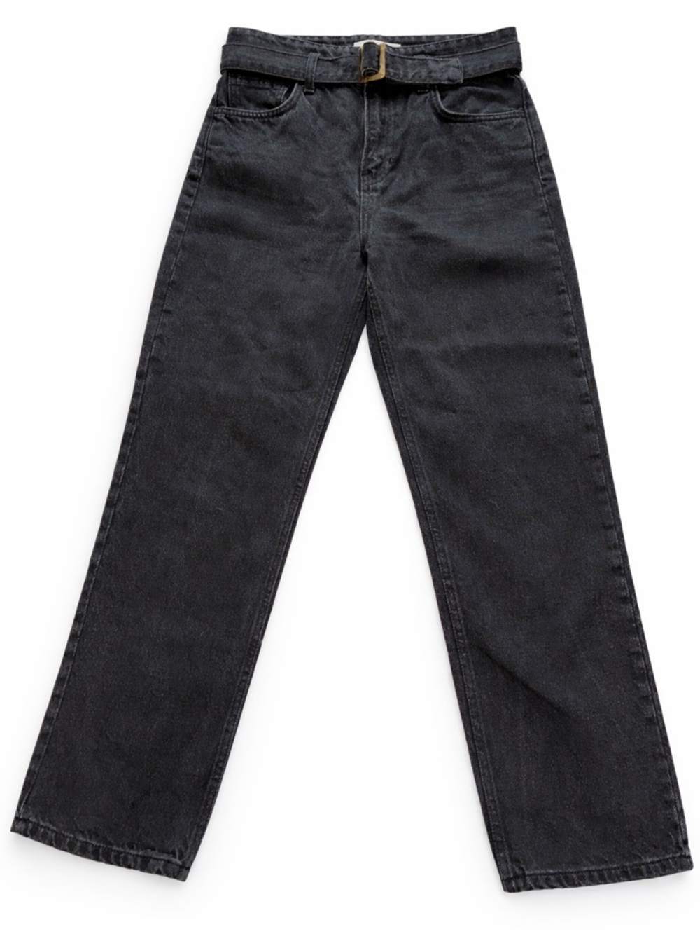 Reformation Cynthia Belted High -Rise Straight Leg Jeans Women’s Size 28 - Picture 2 of 8